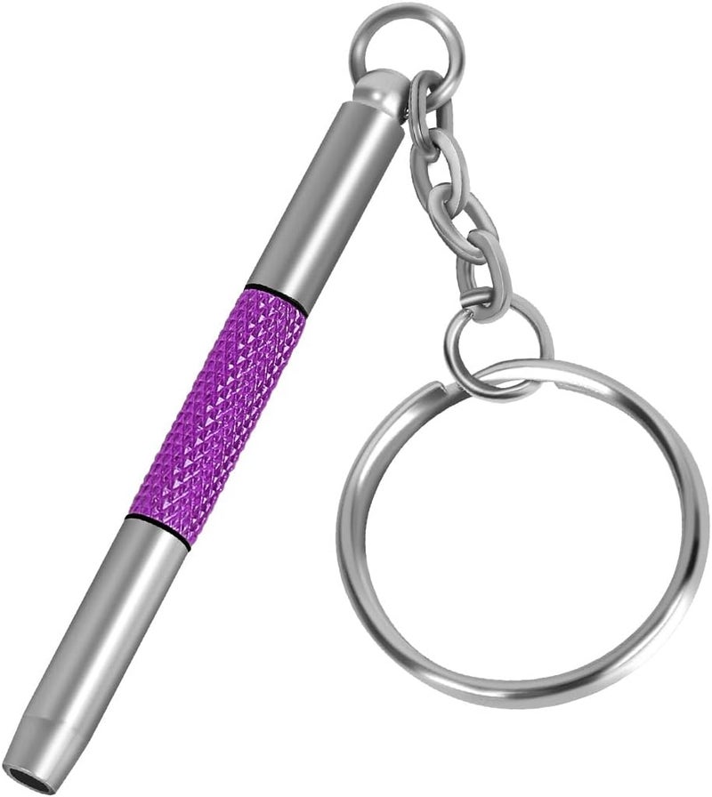 - Eyeglass Screwdriver Repair Kit Purple Precision 3 in 1 Mini Screwdrivers Set Keychain Glasses, Sunglasses, Sunglass, Watch, Electronics, Eyeglasses, Flat Head, Phillips, Hex